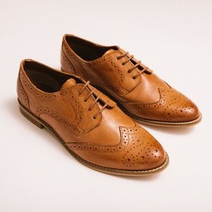 Asos Brown Flat Brogue Size 9 Never Worn